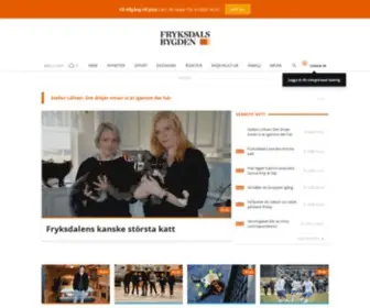 FRYKsdalsbygden.se(De senaste lokala nyheterna från Sunne) Screenshot