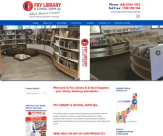 FRylibrary.com.au(Fry Library & School Supplies) Screenshot