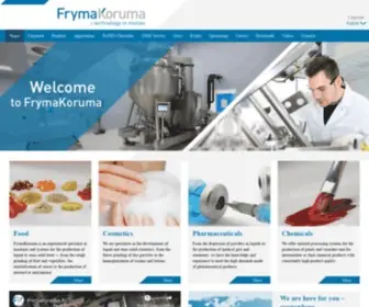 FRymakoruma.com(FrymaKoruma liquid and semi solids processing) Screenshot