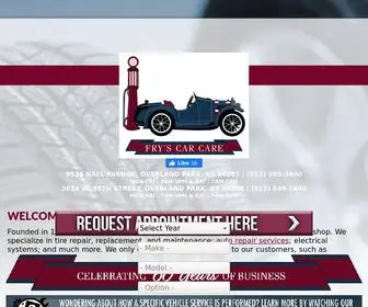 FRYscarcare.com(Fry's Car Care) Screenshot