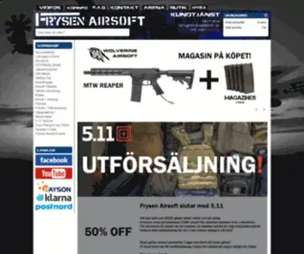 FRysenairsoft.se(Frysen Airsoft) Screenshot
