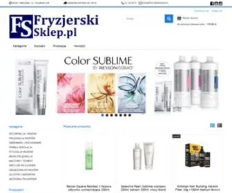 FRYzjerskisklep.pl(Sklep fryzjerski) Screenshot