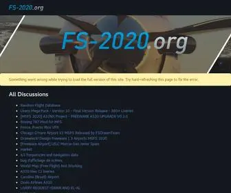 FS-2020.org(#1 Microsoft Flight Simulator Community Website) Screenshot