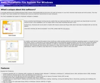 FS-Driver.org(Ext2 IFS For Windows) Screenshot