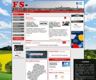 FS-Live.de(Aktuelle Informationen aus dem Landkreis Freising) Screenshot