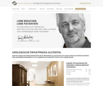 FS-Urologie.de(Urologie in ruhigem und diskretem Ambiente in Hamburg. Tel) Screenshot