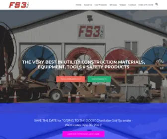 FS3INC.biz(Utility Construction Equipment) Screenshot