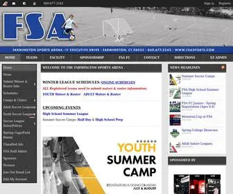 Fsasports.com(Farmington Sports Arena) Screenshot