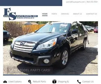 Fsautoparts.com(F&S Auto PartsSubaru Auto Parts Specialist) Screenshot