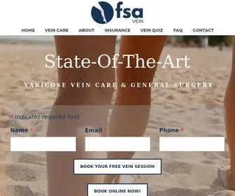 Fsavein.com(FSA Vein) Screenshot