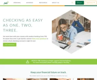 FSB1879.com(Banking, Home Loans, Auto Financing, Savings) Screenshot