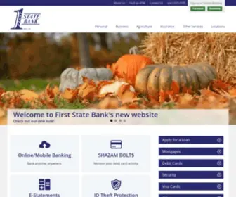 Fsbankia.com(First State Bank) Screenshot