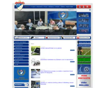 FSB.org.rs(Fudbalski savez Beograda) Screenshot