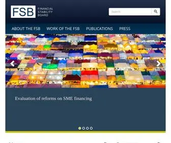 FSB.org(Financial Stability Board) Screenshot