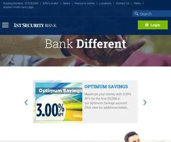 FSbwa.com(1st Security Bank) Screenshot