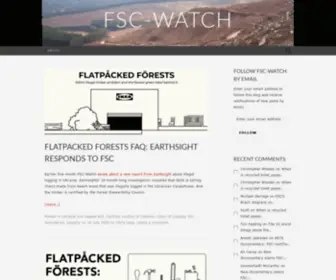 FSC-Watch.com(FSC Watch) Screenshot