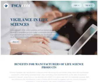 Fsca.com(Vigilance in Life Sciences) Screenshot