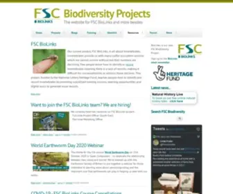 FScbiodiversity.uk(Biodiversity Projects) Screenshot