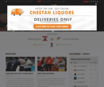 FScheetahs.co.za(Toyota Cheetahs) Screenshot