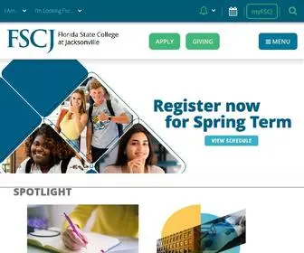 FSCJ.edu(FSCJ ranks among the top colleges and universities in Florida and) Screenshot