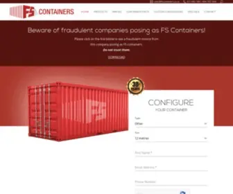 Fscontainers.co.za(FS Containers) Screenshot