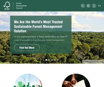 FSC.org(Forest Stewardship Council) Screenshot