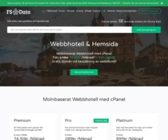 Fsdata.se(Webbhotell hos FS Data) Screenshot