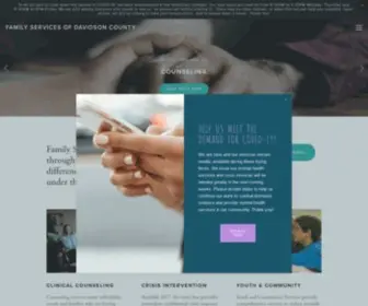 FSDC.org(Family Services of Davidson County) Screenshot