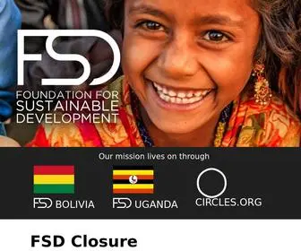 Fsdinternational.org(Foundation for Sustainable Development) Screenshot