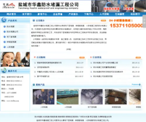 FSDLHX.com(防水堵漏公司) Screenshot