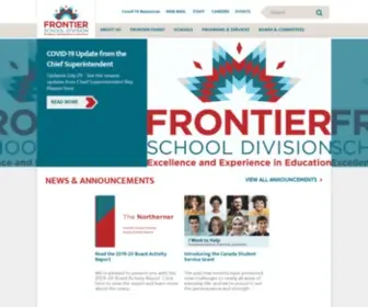 FSdnet.ca(Frontier School DivisionFrontier School Division) Screenshot