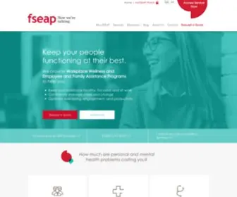 Fseap.ca(Employee and Family Assistance Program) Screenshot