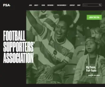 FSF.org.uk(Football Supporters' Association) Screenshot