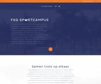 FSGsportcampus.nl(FSG Campus Apeldoorn) Screenshot