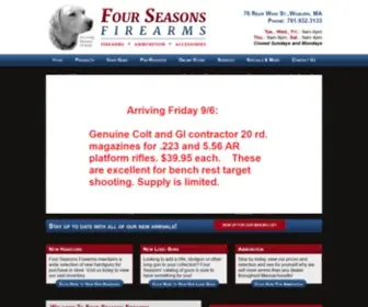 Fsguns.com(Four Seasons Firearms) Screenshot