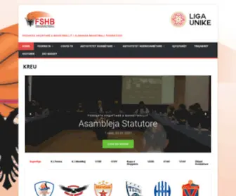 FSHB.basketball(Albanian Basketball Federation) Screenshot