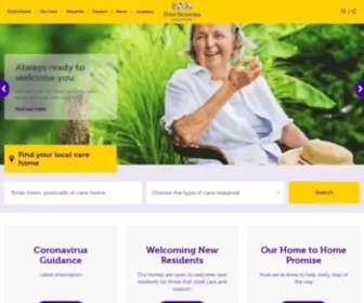 FSHC.co.uk(Four Seasons Health Care) Screenshot