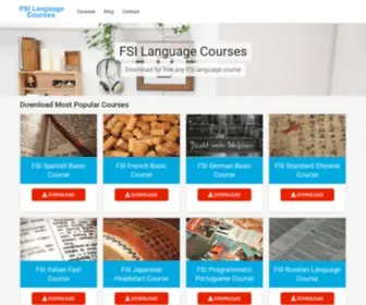 Fsi-Language-Courses.net(FSI Language Courses) Screenshot