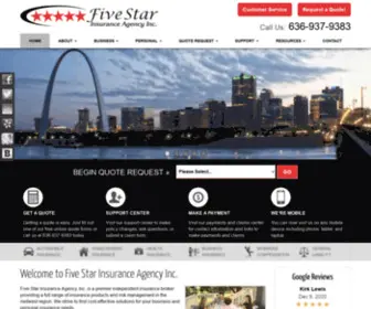 Fsiai.com(Five Star Insurance Agency Inc) Screenshot