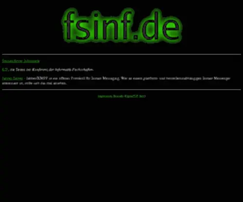 Fsinf.de(Fsinf) Screenshot