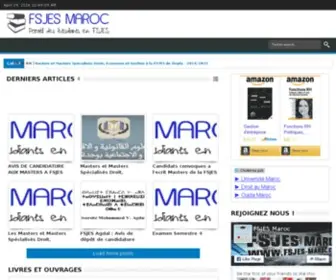 Fsjes-Maroc.com(Fsjes Maroc) Screenshot