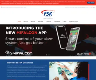 FSK.co.za(We create intelligent security solutions) Screenshot