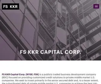 FSKKrcapitalcorp.com(FS/KKR Advisor) Screenshot