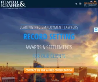 Fslawfirm.com(New York Employment Lawyers) Screenshot