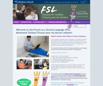 FSlhomeworktoolbox.ca(Home/Acceuil) Screenshot