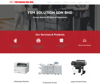 FSM-Solution.com(Canon Photocopy Machine) Screenshot