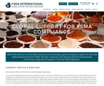 Fsmainternational.com(FSMA International) Screenshot