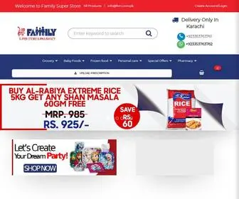 FSM.com.pk(Family Superstore) Screenshot