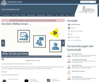 Fsmed-Koeln.de(Fachschaft Medizin: Fachschaft Humanmedizin Köln) Screenshot