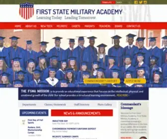 Fsmilitary.org(First State Military Academy) Screenshot